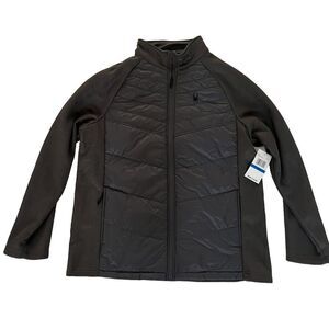 NWT Spyder Puffer Jacket XL Gray. New MSRP $149‎